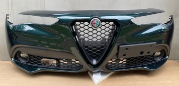 Бампер перед переднее alfa romeo stelvio veloce 2016-2022 противотуманные фары pdc фото №1