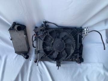 Комплект радиатор hyundai i30 crdi интеркулер фото №1