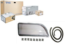 Стекло фара l volvo s40 v40 07.95-06.04 tyc фото №1