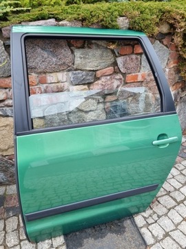 Дверь зад левый задние левая vw sharan mk i рестайлинг lc6w фото №1