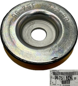 Прокладка подушка амортизатора перед peugeot partner ii оригінальний номер 9675124280 фото №1