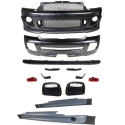 Bodykit mini cooper r56 / r57 / r58 jcw стиль 2007–2013 бампери + пороги фото №1