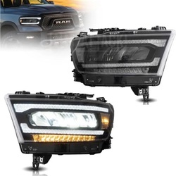 Фари лампи передні matrix led гомологація dodge ram 2019-2024 1500 фото №1