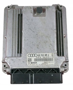 Блок управления / модуль ecu audi q7 4l 4l0910409a, 0281015347 программирование фото №1