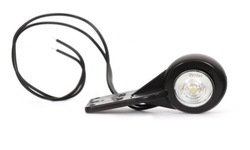 Лампа габаритна 12v 24v led waś габаритний ліхтар білий червона rogowa 125 w23 фото №1