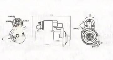 Стартер 063721062010 магніт marelli фото №1