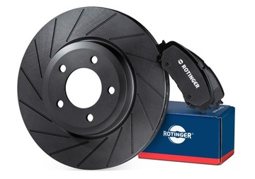 Rotinger диски rt 20260-gl t6 + гальмівні колодки rt 2pd11232 фото №1