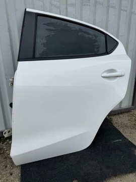 Mazda 2 dj дверь левая зад цвет белая жемчуг 25d 14-20 фото №1