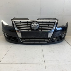 Бампер перед переднее комплектный lc9x решётка радиатора highline kpl vw passat b6 3c 08r фото №1