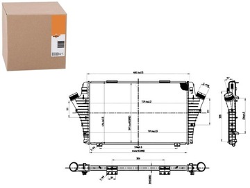Nrf интеркулер opel vectra c 1,9cdti nrf фото №1