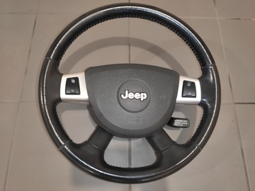 Jeep grand cherokee wk wh commander рестайлінг кермо багатофункціональний шкіра оригінал фото №1