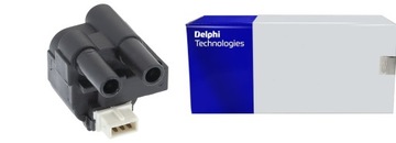 Delphi катушка зажигания renault clio ii 1.4 1.6 фото №1