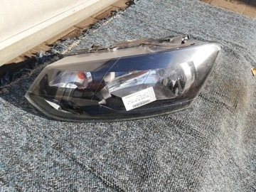 Лампа передняя левая vw polo v 09- 6r фото №1