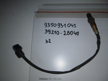 Kia 1.6 16v лямбда-зонд 39210-2b040 фото №1