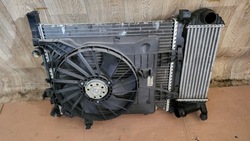 Радиатор комплект вода кондиционер охладитель вентилятор kangoo ii citan 1.5 dci 2015 фото №1