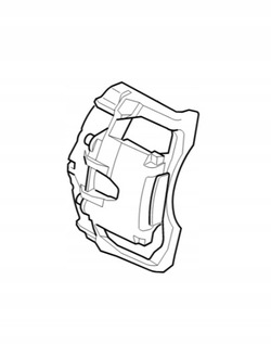 Супорт гальмівний лівий перед volvo фото №1