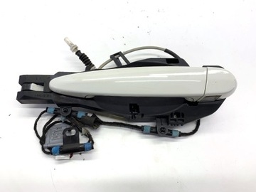 Ручка наружная левый зад bmw e70 suv 06-13 белый фото №1