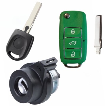 Вставка замок зажигания замок зажигания skoda seat volkswagen фото №1