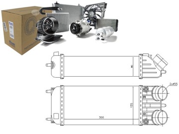 Інтеркулер citroen ds3 ds ds 3 peugeot 207 208 i фото №1