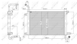 Радиаторов двигателя nrf 50144 lr017428 фото №1