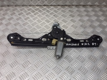 Механізм скла праві зад mercedes c-klasa w203 фото №1