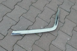 Планка бампера хром лівий перед mercedes w140 91-94r. фото №1