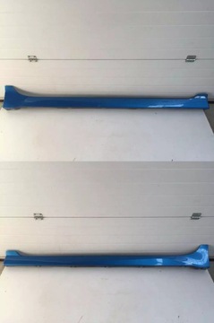 Nissan leaf ii 2 планка порогова накладка права фото №1