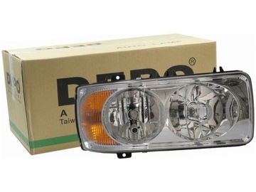 Лампа фара правые daf lf 01- xf 02-06 cf 01-13 фото №1