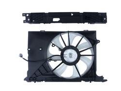 Вентилятор + крепление chł. toyota auris 1,4d-4d фото №1