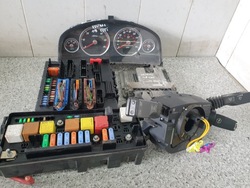 Блок управления набор старт vectra c 1,9cdti 0281014449 фото №1