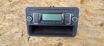 Радио cd mp3 заводские vw golf v plus 5m0035156a фото №1