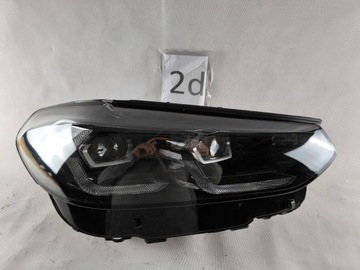 Bmw x3 g01 x4 g02 рестайлінг повний led праві фара тінь line 5a29232 лампа фото №1