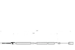Ap трос гальма ручного 4745g8 432883b 198747777 фото №1