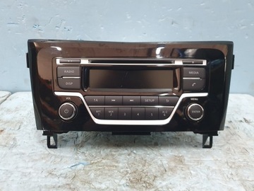 Радио cd mp3 nissan qashqai ii j11 28185hv00a фото №1