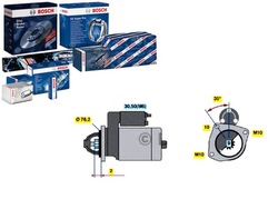Bosch стартер bosch 6g9n11000kb 8g9n11000ab 307 фото №1