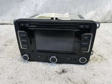 Радио cd навигация vw passat cc 3c8035279s фото №1