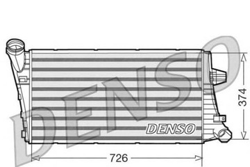 Інтеркулер denso 52482726 52492848 lv4001 ra87100 фото №1