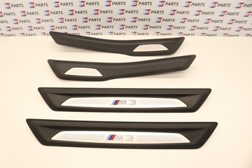 Bmw f80 m3 планки накладки пороговые перед зад фото №1
