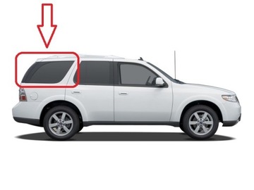 Saab 9-7x 05-09r стекло боковая кузовная задняя правая оригинал oem фото №1