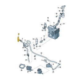 Заглушка омывателя seat leon 5f правая cupra fr фото №1