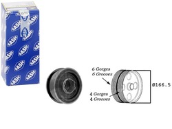 Колесо ременное вала bmw 3 e90 2.0d sasic фото №1