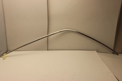 Планка скло двері лівий зад хром w123 sedan фото №1