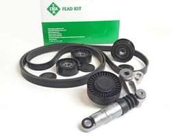 Лента 6pk2490 натяжитель ролик audi a6 c6 3.0 tdi фото №1