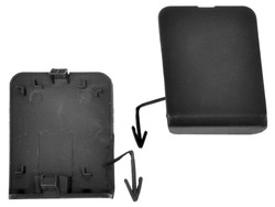 Nissan qashqai 2007-2010 заглушка фаркоп бампера oem 62022jd001 фото №1