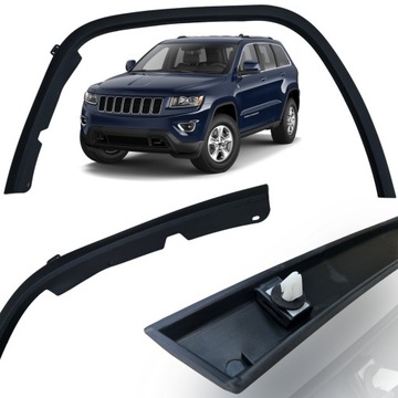 Планка перед крила ліва jeep grand cherokee wk2 10-17r разом з кліпси фото №1