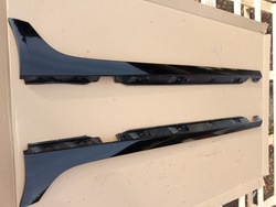 Audi a6 c7 ly9b планка накладка порога пороговая левая фото №1