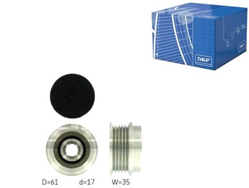 Зчеплення jednokierunkowe генератора skf 022903119 фото №1