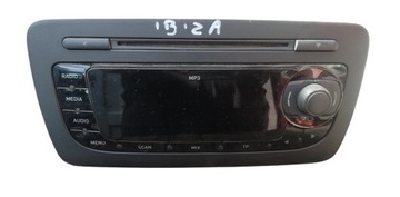Радіо радіопрогравач cd mp3 seat ibiza iv 4 6j оригінальний номер 6j1035153g фото №1