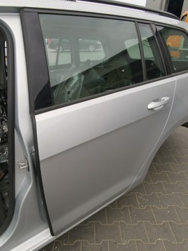 Vw golf vii універсал двері ліві лівий задні зад a7w фото №1