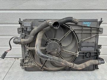 Citroen jumpy iii expert радіатор комплект вентилятор фото №1